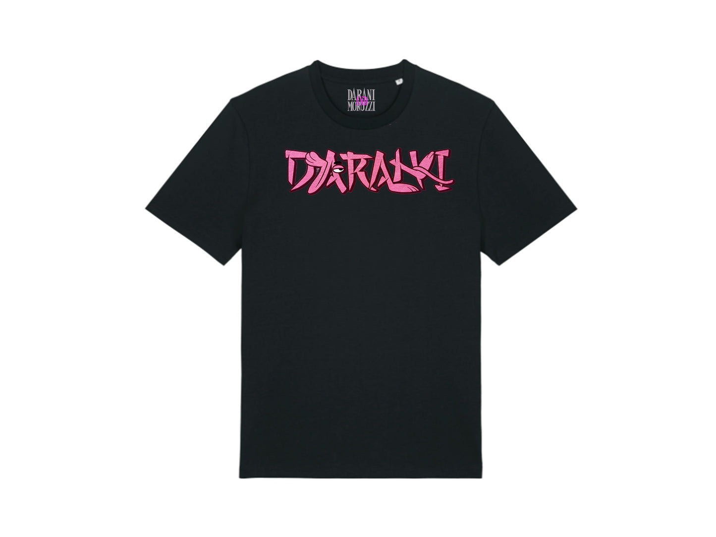PINK GRAPHIC TEE BLACK