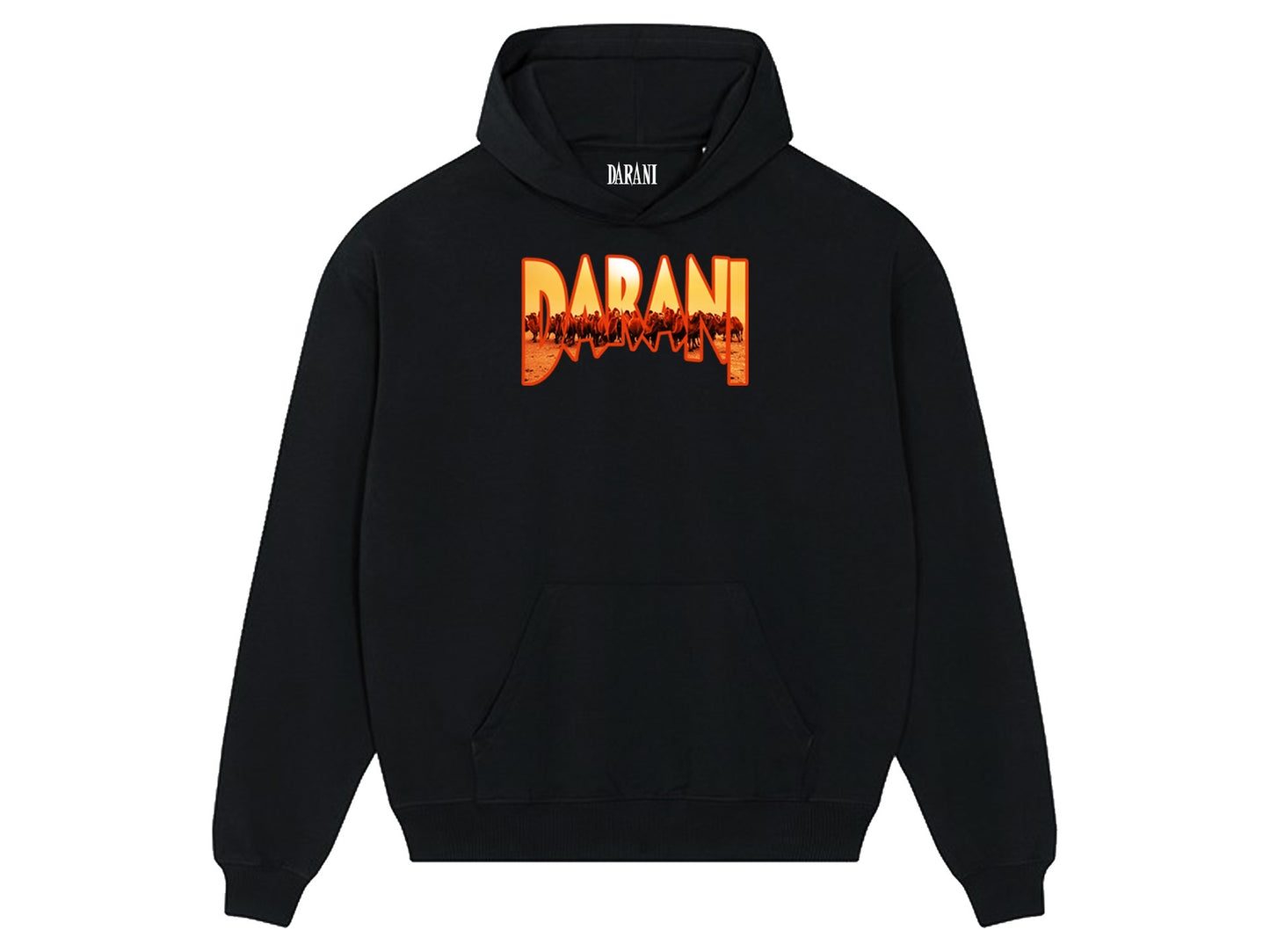 CAMEL HOODY BLACK