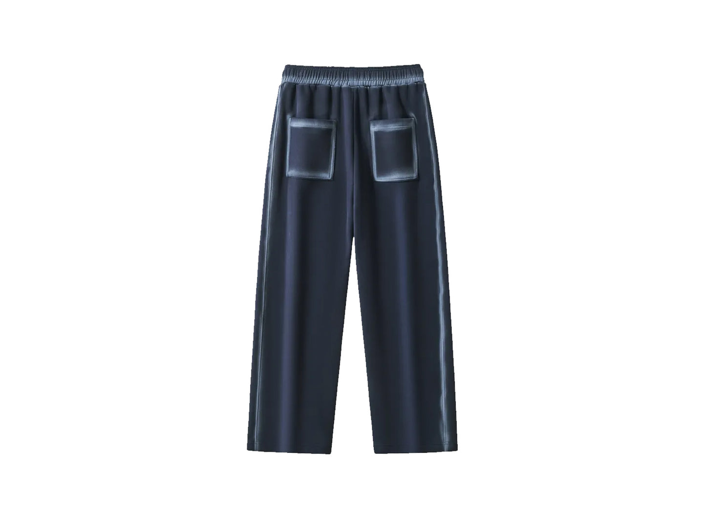 SHADOW LOGO TRACKSUIT BOTTOMS NAVY