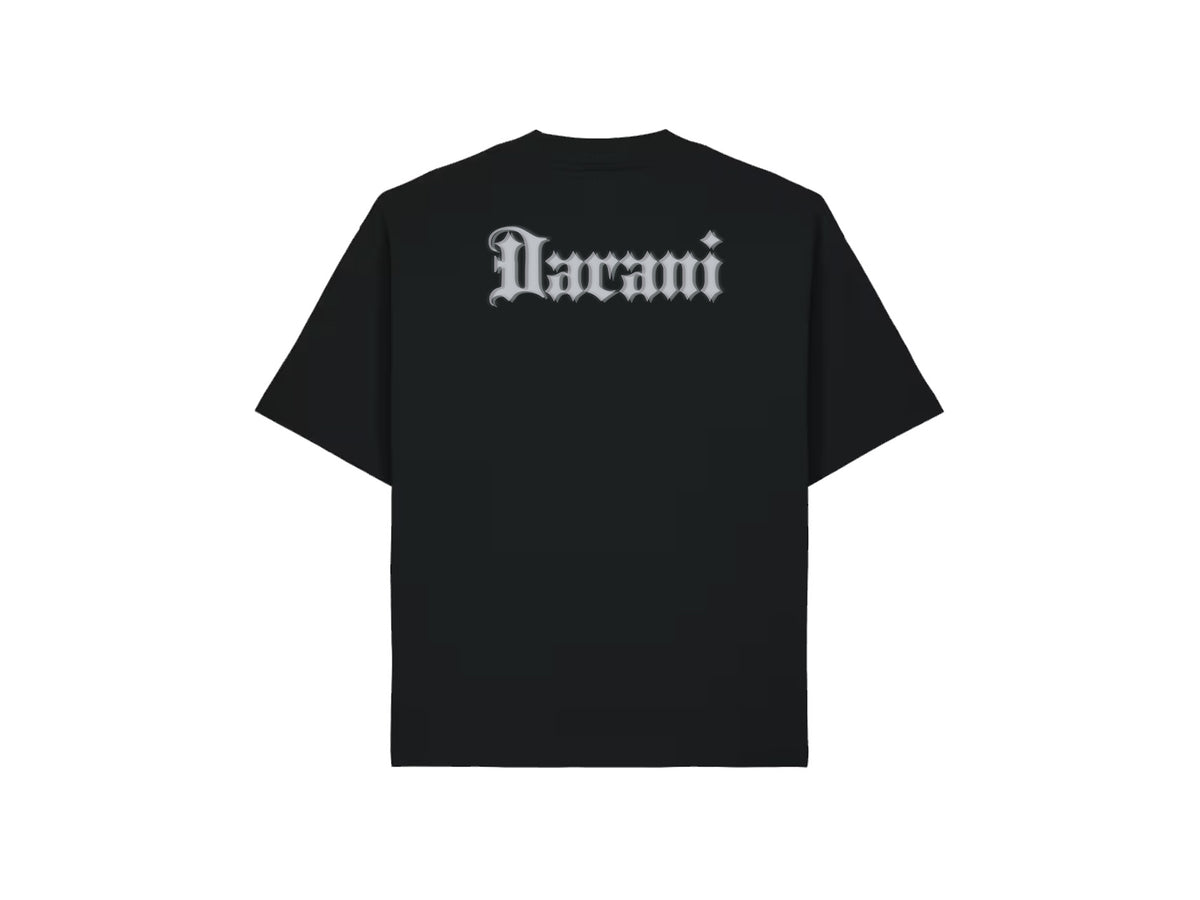 SHADOW LOGO TEE BLACK *NEW FIT* V1