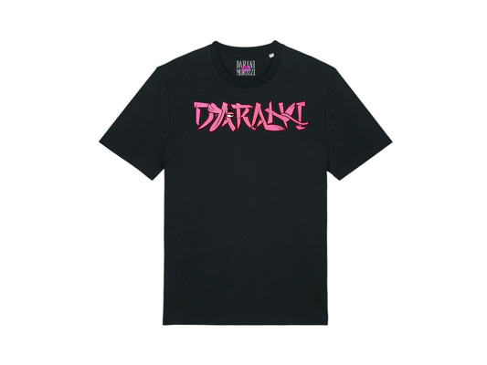 PINK GRAPHIC TEE BLACK
