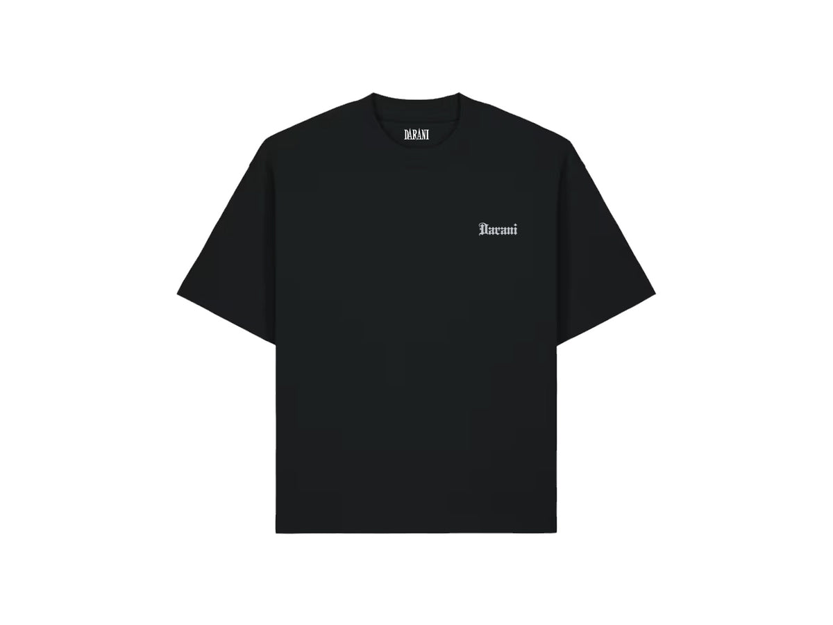 SHADOW LOGO TEE BLACK *NEW FIT* V1