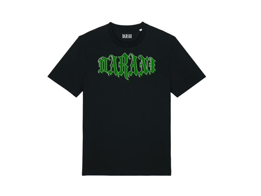 OLD GREEN FONT BLACK TEE