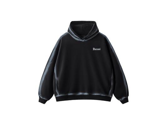 SHADOW LOGO HOODY BLACK