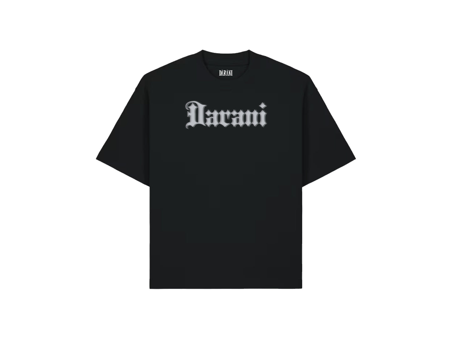 SHADOW LOGO TEE BLACK *NEW FIT*
