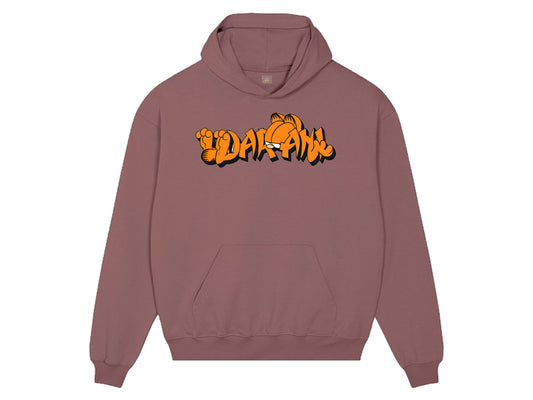 ORANGE GRAPHIC HOODY COFFEE