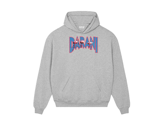 FLAMINGO HOODY GREY MARL