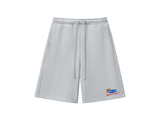 RACING GRAPHIC HEAVYWEIGHT SHORTS GREY MARL