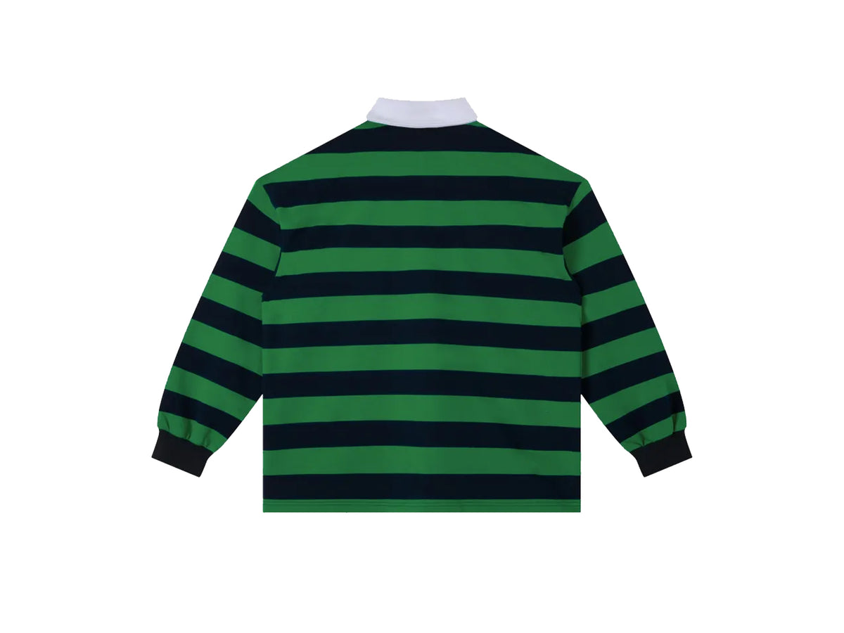 STRIPE RUGBY TOP GREEN