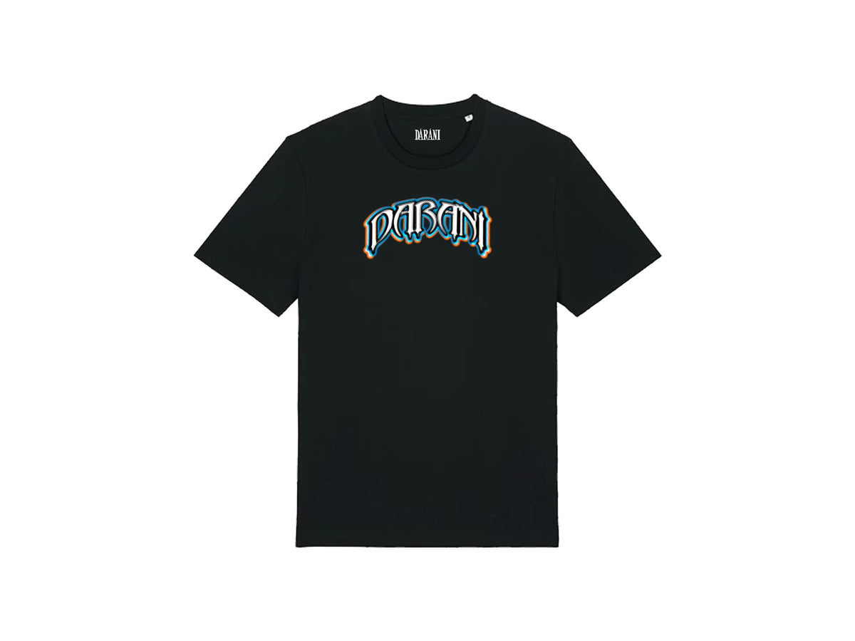 HALF TONE GRAPHIC TEE BLACK