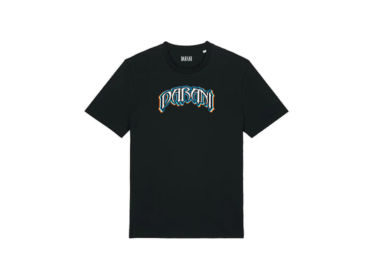 HALF TONE GRAPHIC TEE BLACK