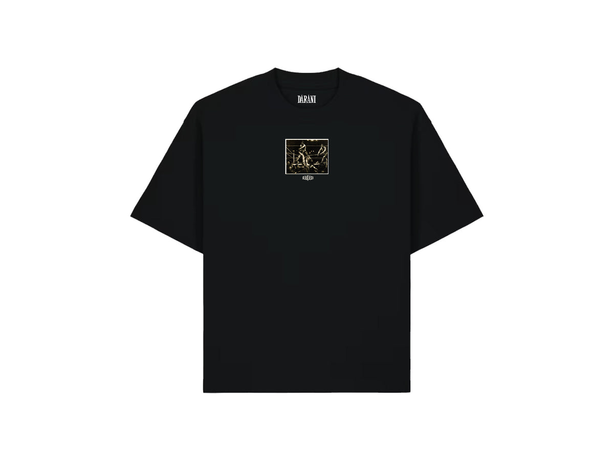 K'O GRAPHIC TEE BLACK *NEW FIT*