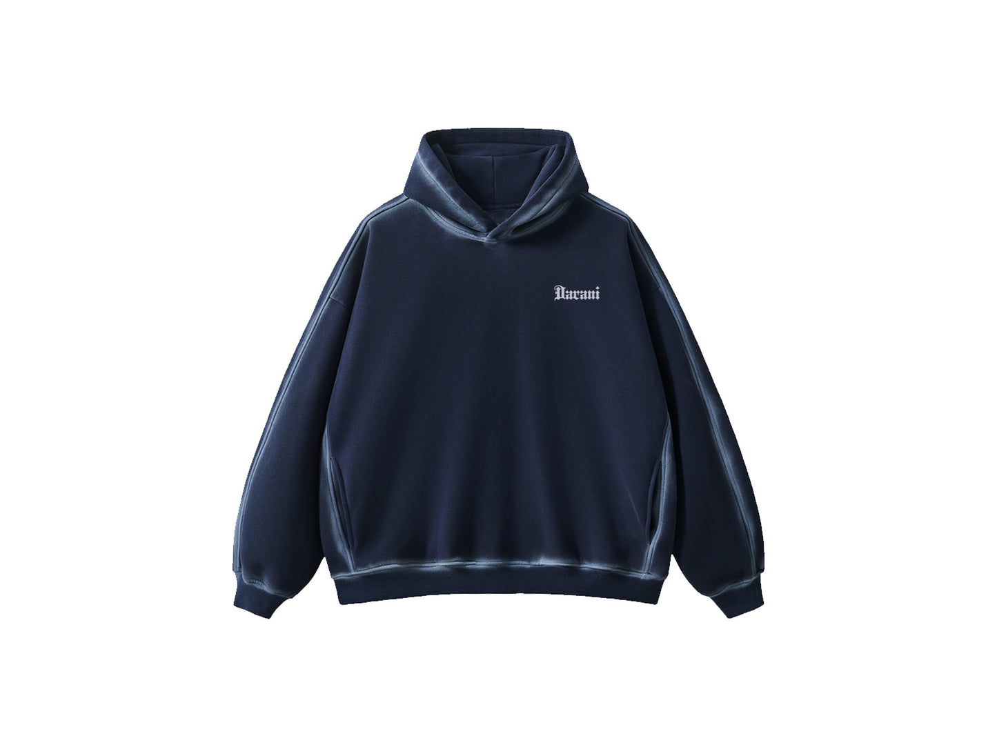 SHADOW LOGO HOODY NAVY