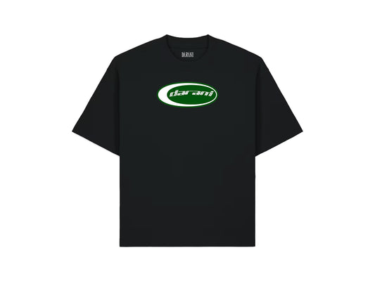 OVAL RACING LOGO TEE BLACK *NEW FIT*