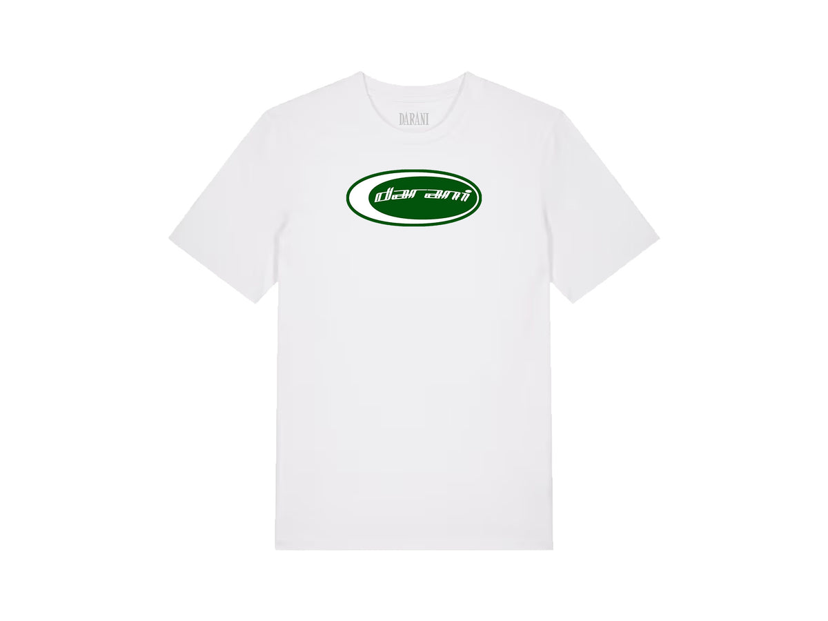 OVAL RACING LOGO TEE WHITE