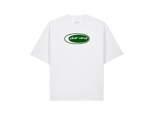 OVAL RACING LOGO TEE WHITE *NEW FIT*