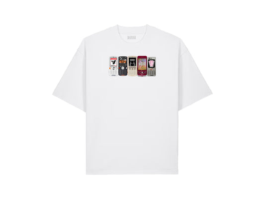 SCREENSAVER V1 WHITE TEE *NEW FIT*