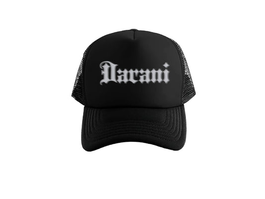 SHADOW LOGO TRUCKER CAP BLACK