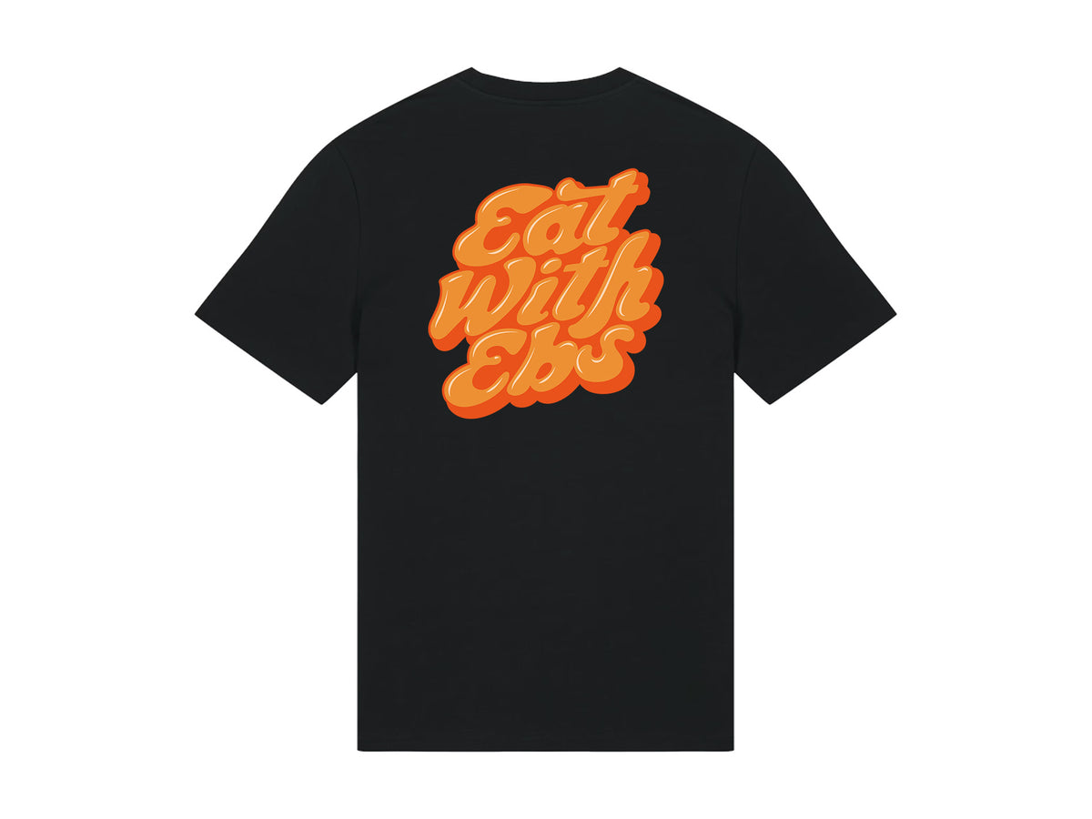 EAT WITH EBS SUPPER CLUB TEE BLACK