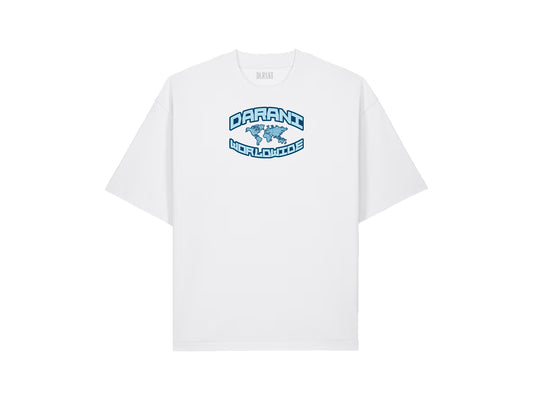 DARANI WORLDWIDE WHITE TEE *NEW FIT*